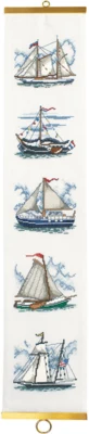 Stickerei-Kit Segelschiffe R5159/16 16 x 80 cm
