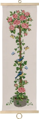 Stickset Gestickte Rose B5159/20 20 x 62 cm
