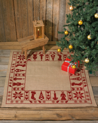 Stickset Weihnachtsstimmung 122 x 122 cm