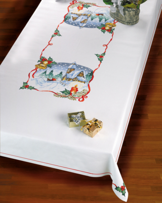 Stickset Kirche & Glocken 140 x 230 cm