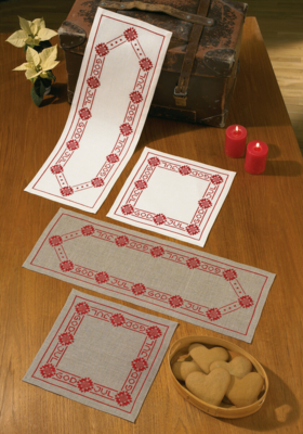 Stickset Frohe Weihnachten 21 x 60 cm