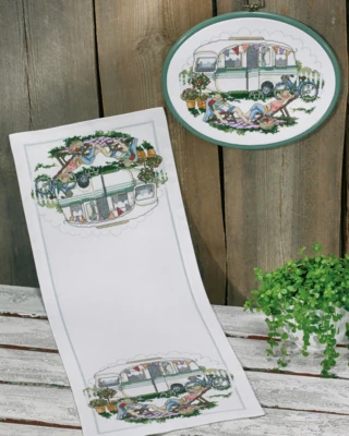 Stickpackung Campingleben 24 x 62 cm