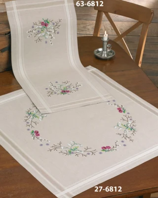 Stickset Schneeglöckchen Anke 40 x 80 cm