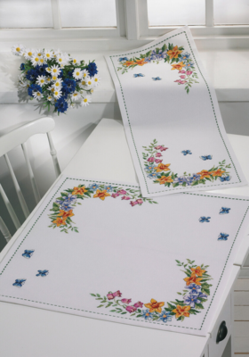 Stickset Frühling 34 x 89 cm