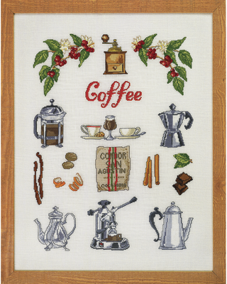 Stickset Coffee time 40 x 52 cm