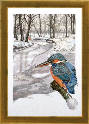 Stickset Eisvogel R5350 47 x 34 cm
