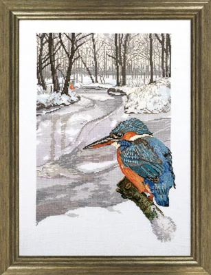 Stickset Eisvogel 26 x 35 cm R5414