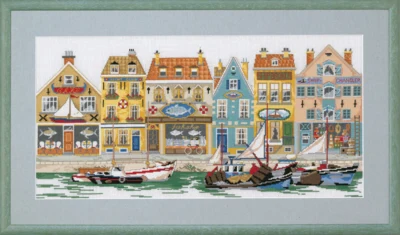 Stickset Hafenfront 67 x 38 cm r5506/07