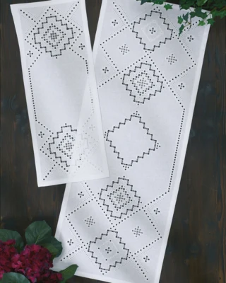 Stickset Hardanger 41 x 106 cm