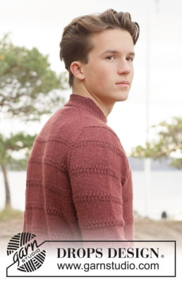 260-38 Twilight Ridge Sweater by DROPS Design