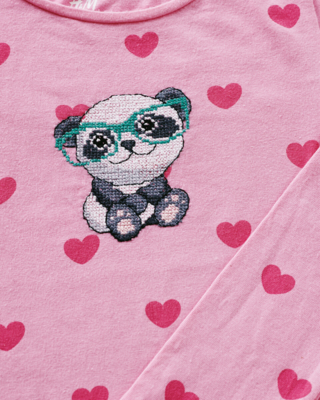 Stickset Panda 7 x 9 cm