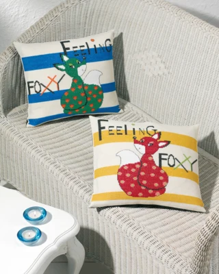 Stickset Feeling Foxy grün 40 x 35 cm
