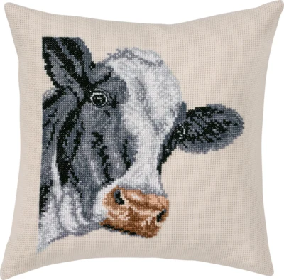 Stickset Bunte Kuh 40 x 40 cm