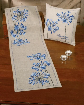 Stickset Agapanthus 40 x 40 cm