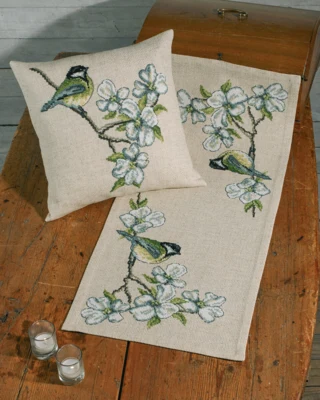 Stickpackung Kohlmeise 40 x 40 cm