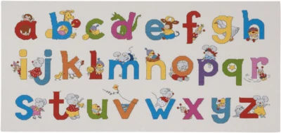 Stickset Happy Friends ABC R5391 30 x 65 cm