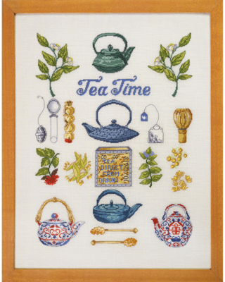 Stickpackung Teatime 40 x 52 cm