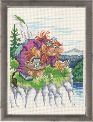 Stickset Trollmutter R5365 21 x 29 cm