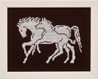 Stickerei-Set Pferd mit Fohlen 5381 17 x 22 cm