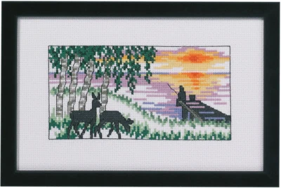 Stickset Reh und Fischer R 5320 24 x 15 cm