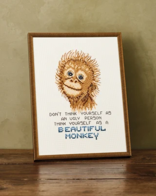 Stickpackung Orang-Utan R5703 18 x 24 cm