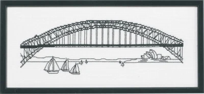 Stickerei-Set Harbour Bridge 5496 36 x 15 cm