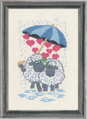 Stickset Schafliebe 15 x 22 cm