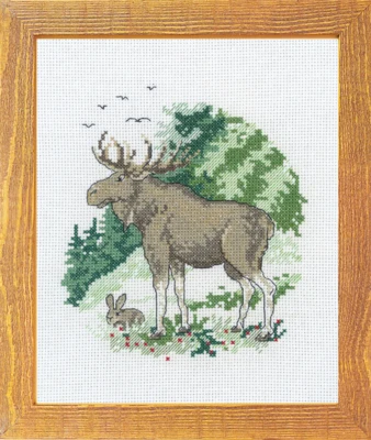 Stickpackung Elch 15 x 20 cm