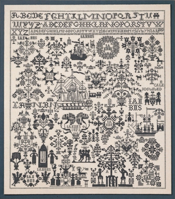 Stickset Namenslappen 65 x 72 cm