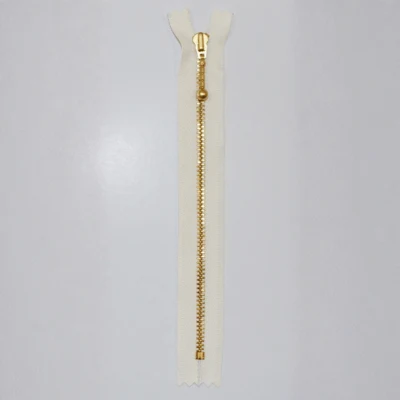 YKK Reißverschluss, Messing, 4 mm