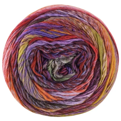 214 Braunorange/Rotbraun/Kupferrot/Fliederlila/Aubergine/Grüngrau/Oliv