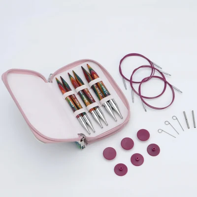 KnitPro Symfonie 2 Austauschbare Rundstricknadelset, Chunky, 13 cm