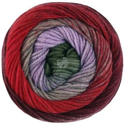 4045 Burgund/Rot/Taupe/Beige/Flieder/Moosgrün